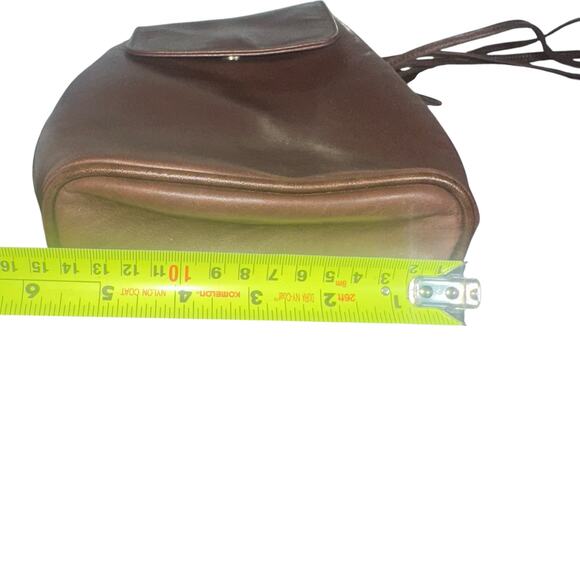 Francesco Biasia Italian Leather Mini Backpack Brown Tassel Chain Purse luxury main image 8